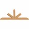 Ekena Millwork Saratoga Timber Gable Bracket, Western Red Cedar, 84"W x 42"H x 3 1/2"D x 5 1/2"F, 12/12 Pitch GBW084X42X0406SAR00SWR - alternate 2